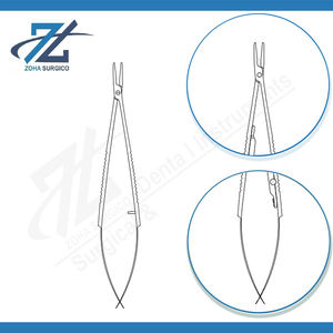 Portaagujas Castroviejo de Alta Calidad, 140 mm de Largo, Instrumentos Quirúrgicos Manuales de Acero Inoxidable, Certificación CE, Uso en Cirugía General - Product Image 3