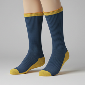 Calcetines Deportivos Personalizados para Hombre, de Verano, de Algodón 100%, Antibacterianos, Transpirables y Absorbentes del Sudor - Product Image 1