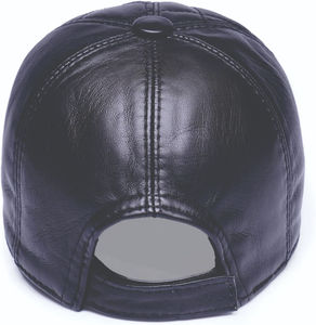 หมวกเบสบอลหนังวินเทจสไตล์สปอร์ต กันน้ำ 6 แผง ปรับขนาดได้ สีพื้น ปรับแต่งสีได้ สำหรับผู้ใหญ่ ทุกเพศ เหมาะสำหรับปั่นจักรยานและกีฬา - Product Image 4