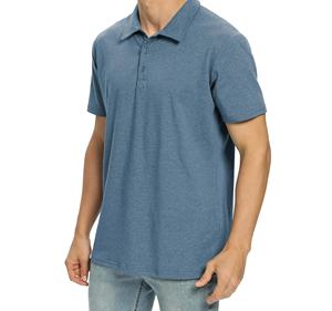 เสื้อโปโลชายคุณภาพสูง ผ้าฝ้าย 100% ปักโลโก้ตามสั่ง เสื้อลำลองชาย สินค้าขายดี - Product Image 3