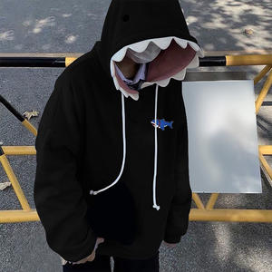 เสื้อฮู้ดดี้ผู้ชายสีพื้น ปี 2026 ผ้าฟลีซเนื้อผ้าฝ้ายน้ำหนักปานกลาง ลายการ์ตูนแฟนซีแบบกำหนดเอง สไตล์สตรีทแวร์ - Product Image 6