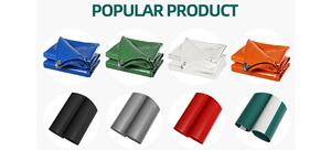 Rouleau de bâche en PVC rayée verte et blanche, imperméable, anti-UV, tissu enduit robuste pour couverture de camion et tente - Product Image 6