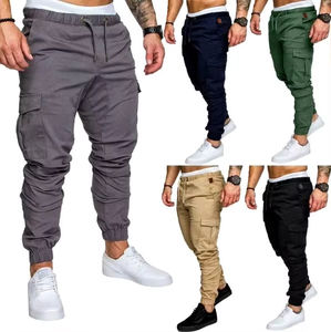 Pantalon cargo personnalisé pour hommes, en toile imperméable multi-poches, style délavé, uniforme pour les sports d'extérieur - Product Image 6