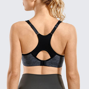 Soutien-gorge de sport respirant à maintien élevé avec bretelles réglables, tissu extensible léger pour le yoga, la salle de sport, l'entraînement et les activités de plein air - Product Image 2