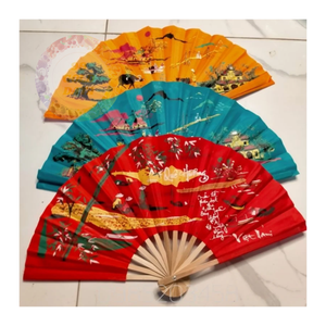 Éventails en papier et tissu imprimés sur mesure-parfaits pour les mariages, les événements et les cadeaux promotionnels, disponibles en vrac - Product Image 5