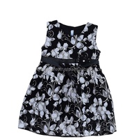 Robe décontractée pour bébé fille, 100% coton, unie, mini-robe en forme de A, avec broderie, finition douce et soyeuse, nouveau design tendance