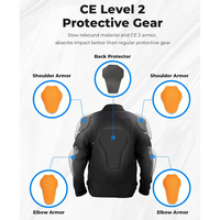 Chaqueta de Motero Vintage para Hombre, Venta al Por Mayor del Fabricante, % Nailon, Certificación CE Nivel 2, Resistente al Agua, Cortavientos, Reflectante, de Seguridad