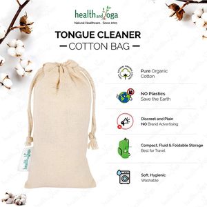 Healthandyoga steloswipe của mình và cô ấy cao cấp Lưỡi chất tẩy rửa thiết lập cho đối tác và bạn 2 pcs chất lượng thép lưỡi chọc - Product Image 4