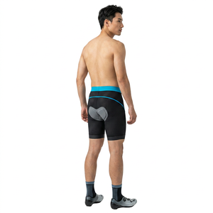 Men's <b>Cycling</b> Bib <b>Shorts</b> Black Blue 5D Gel <b>Padded</b> Breathable Quick Dry Fitted Style Men's <b>Cycling</b> Bib <b>Shorts</b> Black Blue 5D - Product Image 1