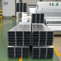 Plaque de plancher recyclable en acier sans coulage 200*40 pour mezzanine, idéale pour la construction de deuxième étage d'entrepôt, réduit la période de construction