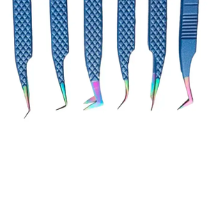 Juego de pinzas para cejas y pestañas de diseño personalizado de 6 piezas de alta calidad ahora disponible a un precio razonable - Product Image 4