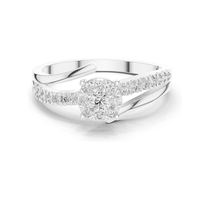 Bague pour femme en diamant de laboratoire 0,334 CT, clarté VVS-VS EF, or 18 carats, 14 carats, 10 carats et argent 925, or rose, or jaune, or blanc - Product Image 1