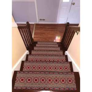 Geometric Pattern Printed Rug, Modern Kilim Design Stair Decor, Ethnic Printed Rug,Goblen - Product Image 3