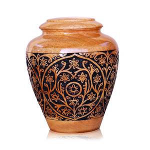 Véritable urne en bois sculpté à la main pour les cendres humaines à la main en bois crémation couvercle fileté urnes funéraires pour hommes femmes - Product Image 5