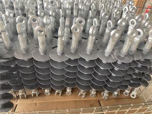 Isolateur de <span class=keywords><strong>suspension</strong></span> composite polymère haute tension Lvda Power FXBW4-10/100 10kV, résistance à la traction de 100 kN, emballage en boîte en bois - Product Image 5