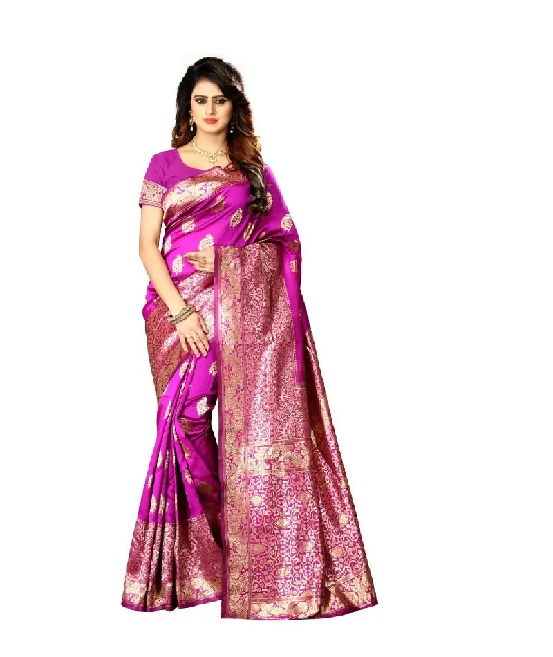 Kualitas Terbaik pakaian pernikahan berat Saree cocok untuk wanita dan anak perempuan pakaian pesta Saree dari pembuatan India dan harga grosir Saree