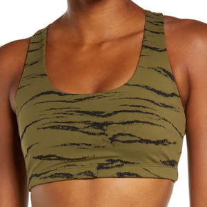 Soutien-gorge de sport de yoga à soutien élevé pour femmes Col rond Spandex/Nylon Tissu Léger Respirant Personnalisable Couleurs/Logos - Product Image 2