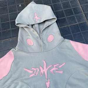 2025 mode haute qualité Simple à capuche coton sweat à capuche surdimensionné impression numérique Logo lavage à l'acide sweats à capuche pour hommes - Product Image 2