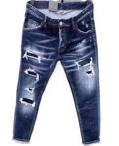 กางเกงยีนส์สำหรับผู้ชายกางเกงยีนส์ดีไซน์ตามสั่งดีไซน์ล่าสุดใส่สบายทันสมัย - Product Image 4