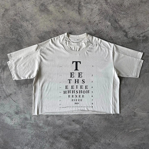 เสื้อยืดคอกลมแขนสั้นสีขาวสำหรับชายและหญิงเสื้อครอปผ้าฝ้าย100% พิมพ์ลายป้องกันการพันผ้าคอตตอนเป็นมิตรต่อสิ่งแวดล้อมออกแบบได้ตามที่ต้องการ - Product Image 3