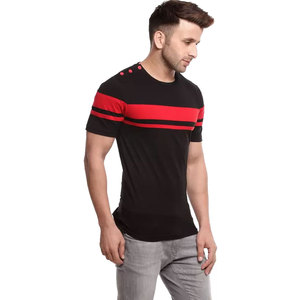 Camiseta para hombre Ringer para hombre 150 gramos transpirable 100% algodón ajuste holgado transpirable 100% algodón fitness bolsillo antiarrugas - Product Image 5