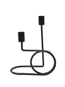 Best Selling 2026 <b>Black</b> Metal Candle Stand <b>Candlestick</b> Holder Christmas and Home Decoration for Gifting and Party Supply - Product Image 6