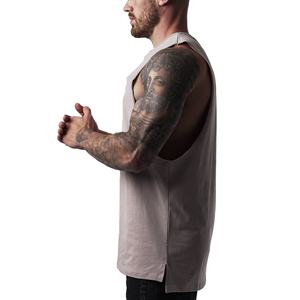 Débardeur de gym pour hommes 100% coton sans manches respirant - Product Image 2