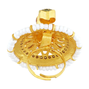 Multicolor Trendy Inlay Fashion <b>Ring</b> for Children Heart-Shaped Geometric with 18K <b>Gold</b> Plating Rose <b>Gold</b> Claws for Wedding - Product Image 2