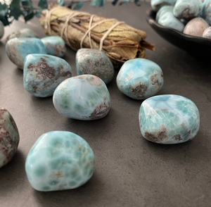 Naturel Larimar chuté de Pierres Précieuses Brutes Bruts Matériau Semi Précieux Pierre En Gros De Exis Cristal Exportations - Product Image 4