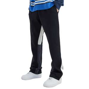 Pantalons de jogging en molleton à blocs de couleur pour hommes, pantalons de jogging amples et décontractés, pantalons cargo hip-hop, pantalons cargo pour hommes - Product Image 4