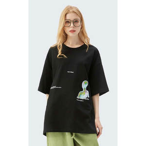 Nueva llegada de alta calidad de secado rápido al por mayor logotipo personalizado mujeres camisetas 100% algodón camisetas de gran tamaño - Product Image 1