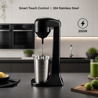 Mixeur-Blender Électrique Portable de Haute Qualité 800ml en Acier Inoxydable 500W