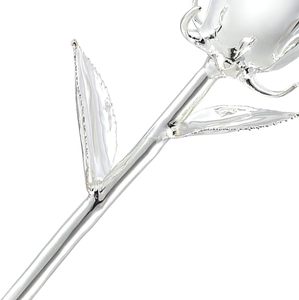 กุหลาบสีเงินธรรมชาติกุหลาบออกแบบพิเศษกุหลาบมือชุบกุหลาบธรรมชาติวันวาเลนไทน์บ้านครบรอบ - Product Image 5