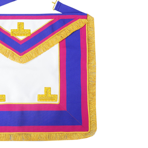 El precio más barato Mejor material Masonic Regalia Delantal de cuero Marca personalizada Provincial Vestido completo Delantal - Product Image 3