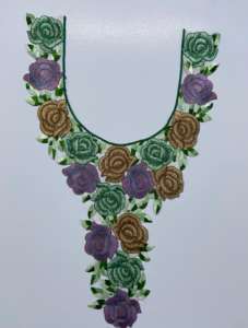 Majestic Net Fabric Indian Wear vestido Sari Kurti blusa elegante lentejuelas bordado cuello parches hechos a mano sastrería - Product Image 3