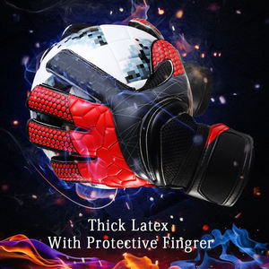 Nuevos guantes de portero profesionales para adultos, guantes de entrenamiento de fútbol suaves de cuero de látex grueso, protección de dedos de cuero suave - Product Image 4
