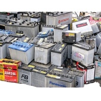Batterie au plomb-acide vidée, batterie de voiture et de camion, batterie au plomb vidée