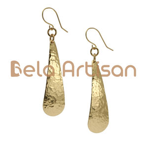 Fabricant de boucles d'oreilles chandelier en alliage de cuivre plaqué or style occidental vintage vêtements quotidiens fabriqués en Inde pour l'exportation mode - Product Image 5