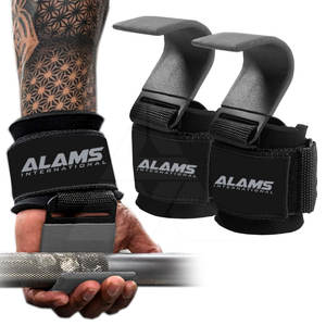 ตะขอยกน้ำหนักมีตะขอเกี่ยวยกน้ำหนักแบบต่ำ - Product Image 2