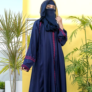 Venta al por mayor nueva llegada mejor calidad cómodo y transpirable para damas Abaya/última moda transpirable señoras Abaya - Product Image 1