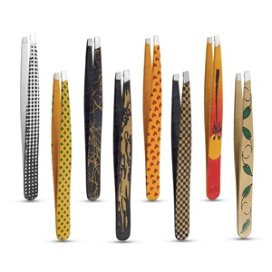 Pinces à épiler en acier inoxydable de haute précision, styles personnalisés, pour l'épilation des sourcils, pinces à épiler avec pince à sourcils pour le façonnage des sourcils - Product Image 4