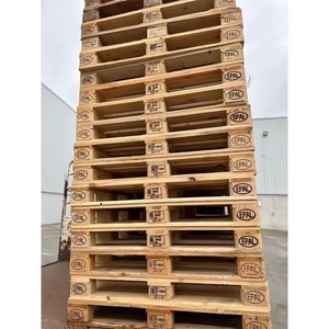 100% palettes européennes en bois de pin de qualité pure 4 voies Double face à usage industriel de haute qualité certifiée CE/ISO9001 écologique - Product Image 3