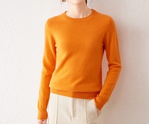 Sudaderas de algodón 100% de calidad superior, diseño personalizado, sudaderas de punto transpirables, ropa de calle informal con cuello redondo para mujer - Product Image 2