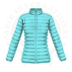 Veste matelassée d'hiver unisexe pour hommes et femmes, style ample et épaissi avec impression de logo personnalisé, fermeture à glissière, caractéristique imperméable - Product Image 2