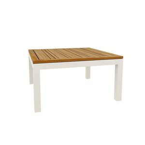 TABLE BASSE CARRÉE AVEC HPL/TECK BOIS (LCO/042/008) - Product Image 2