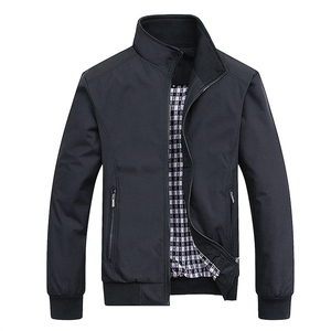 Chaqueta Bomber Reversible Casual para Hombre, Nueva Colección, Primavera-Otoño, Abrigo de Moda con Cierre de Cremallera y Logotipo Frontal en Lona - Product Image 6