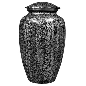 Urnas funerarias de latón totalmente grabadas, urnas de cremación clásicas de aluminio para cenizas humanas de fabricantes de artesanía india de metal - Product Image 4