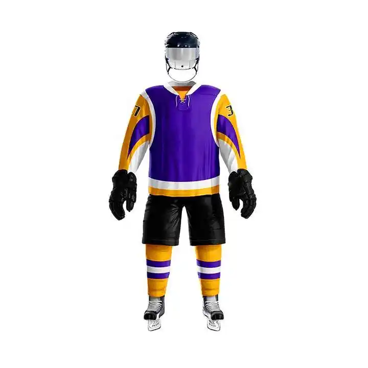 Uniforme de Hockey sobre hielo personalizado para mujer, traje de alta calidad, camisas de sublimación personalizadas, bordado, logotipo personalizado, OEM
