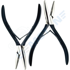 Pince professionnelle pour extensions de cheveux à bouche plate de 5,5 pouces avec dents internes – Outil d'extension en acier inoxydable pour micro-anneaux et nano-perles - Product Image 6