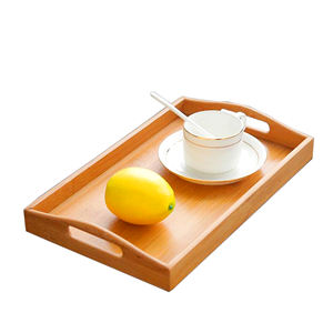 Plateau de service en bois de manguier de qualité pour exportation Fabricant et exportateur en gros Vaisselle Plateau de service décoratif en bois d'acacia - Product Image 3